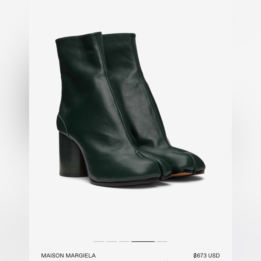 Authentic maison margiela tabi boots